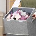 Folding Household Large Capacity Washable Moisture  Proof Wear  Resisting Cotton And Linen Dirty Clothes Toys Basket Storage Box Organizer