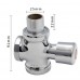 Stool Flush Valve Urinal Delay Valve Hand Press Flush Valve  Style  25 mm Alloy Small