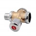 Stool Flush Valve Urinal Delay Valve Hand Press Flush Valve  Style  1 Inch Copper Large