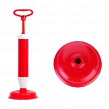 Household Sewer Dredge Toilet Suction Cup Vacuum Powerful Suction Pump  Style  Plastic Rod