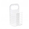 Household Bathroom Wall  Mounted Perforation  Free Folding Dirty Clothes Basket Toy Storage Basket  White