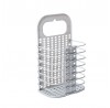 Household Bathroom Wall  Mounted Perforation  Free Folding Dirty Clothes Basket Toy Storage Basket  Grey