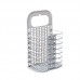 Household Bathroom Wall  Mounted Perforation  Free Folding Dirty Clothes Basket Toy Storage Basket  Grey