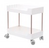 2 3 4 Tier Kitchen Shelf Bathroom Arrangement Rack Floor Rack Crevice Storage Shelf Movable Trolley with Wheel Storage Rack