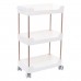 2 3 4 Tier Kitchen Shelf Bathroom Arrangement Rack Floor Rack Crevice Storage Shelf Movable Trolley with Wheel Storage Rack